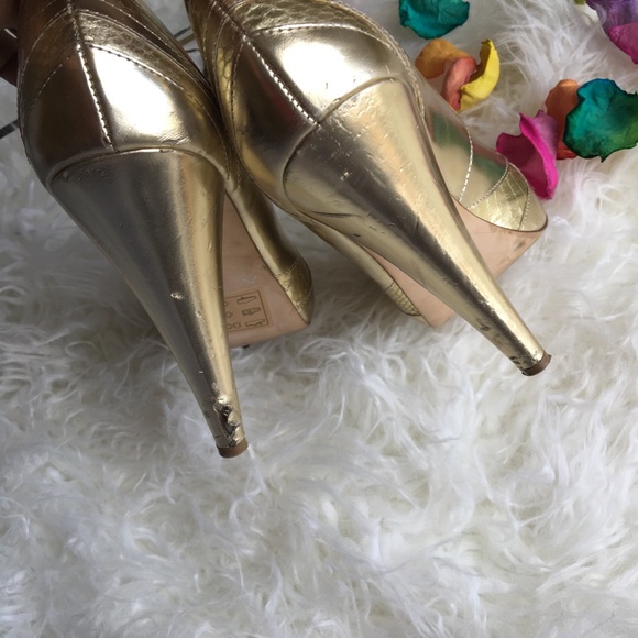 Aldo gold metallic platforms - Picture 2 of 6